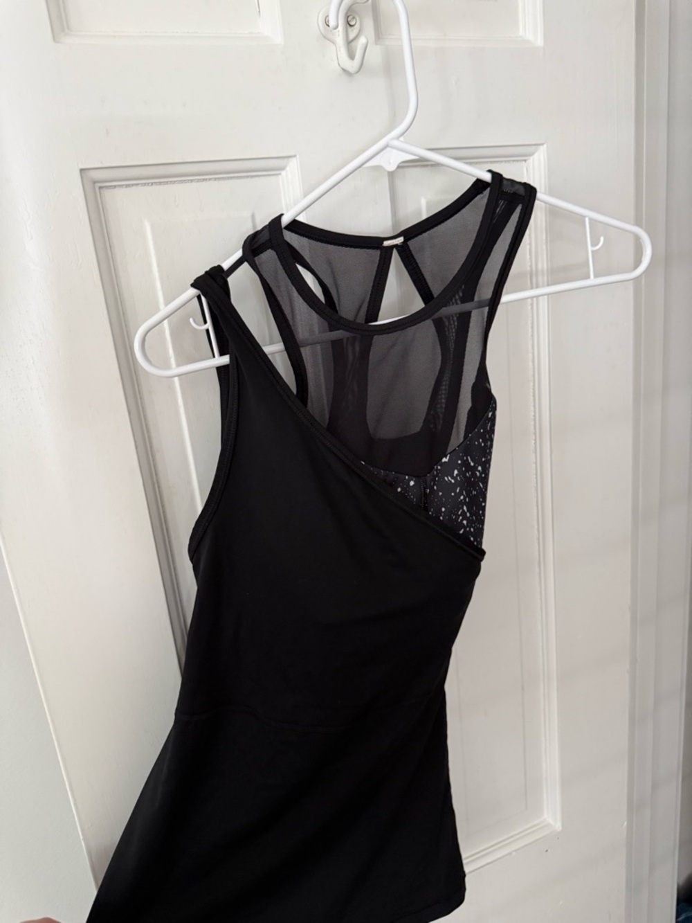 lululemon athletica Black Mesh Racerback Tank